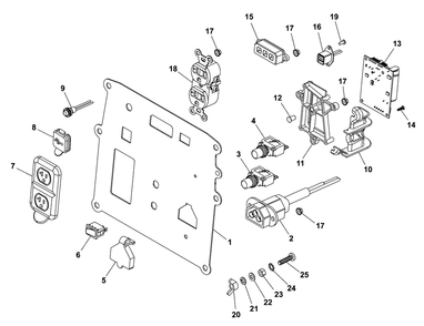 Part Location Diagram of 705478 Briggs and Stratton Cover